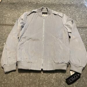 Vintage NOS Tomboy Corduroy Jacket Womens 7 Small Light Blue 60s 70s Western